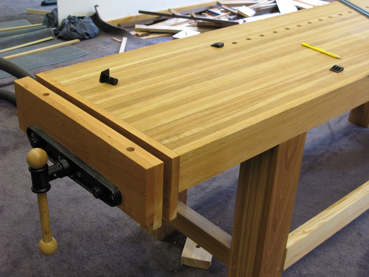 Woodworking Bench Vise Installation
